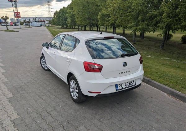 Seat Ibiza cena 26999 przebieg: 142000, rok produkcji 2014 z Poznań małe 106